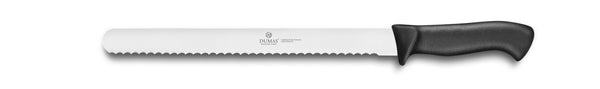 De Buyer – Thermo - Couteau À Pain - Inox - Noir, couteau à pain avec lame dentelée et manche noir