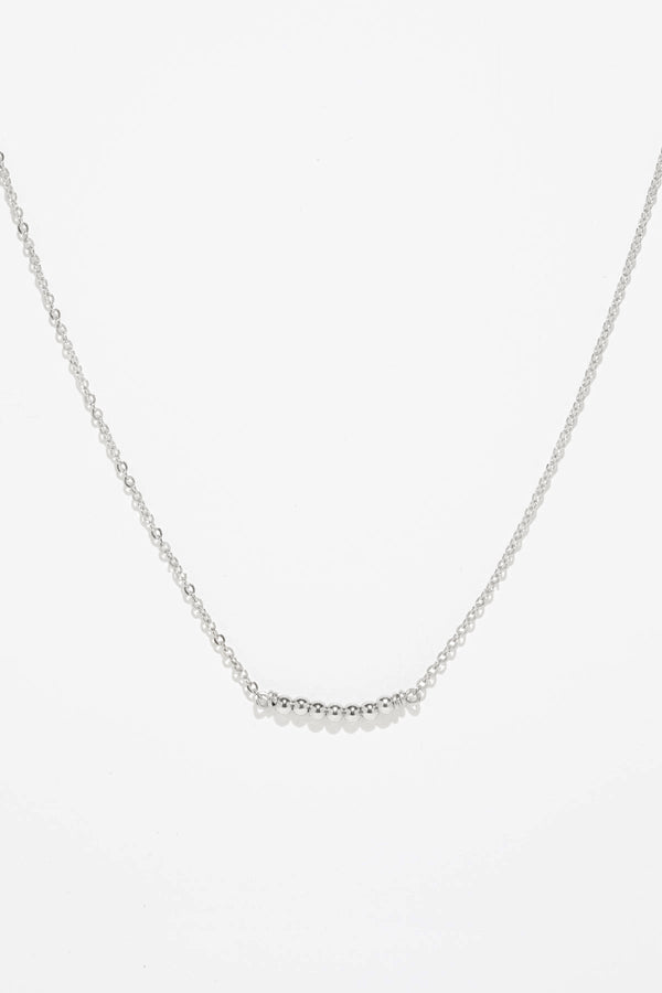 Collier Court Théa - Argent
