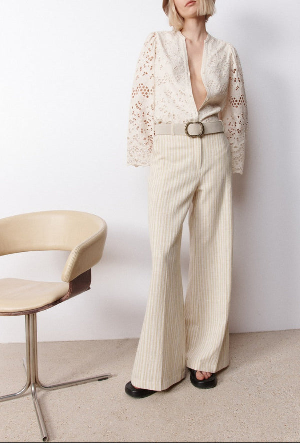 Pantalon Tailleur Mathilda - Jaune